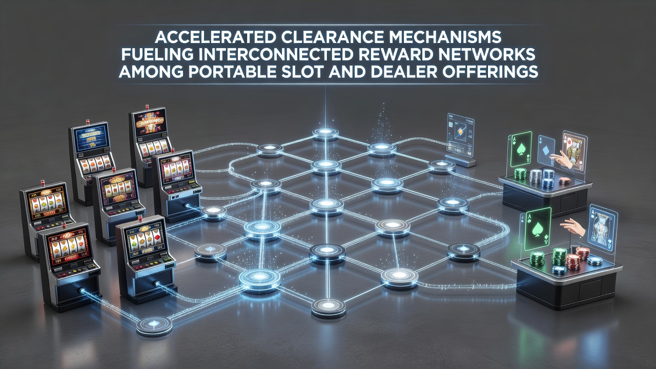 Mobile gaming interface showing interconnected slot and live dealer reward pathways on a portable device
