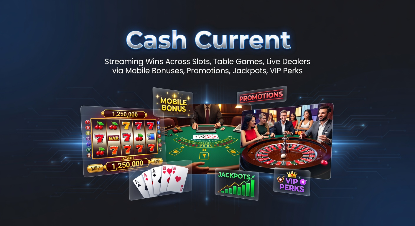 Mobile screen displaying a cascade of slot wins transitioning seamlessly to a live dealer blackjack table with bonus multipliers active