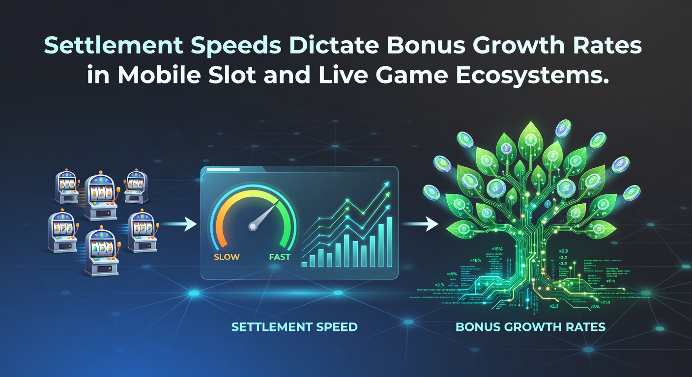 Mobile slot interface displaying real-time bonus accumulation tied to transaction settlement timelines