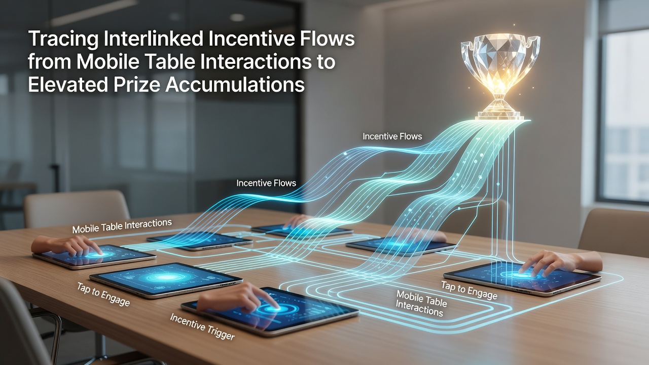 Flow diagram illustrating incentive transfers between mobile table games and accumulated prize structures