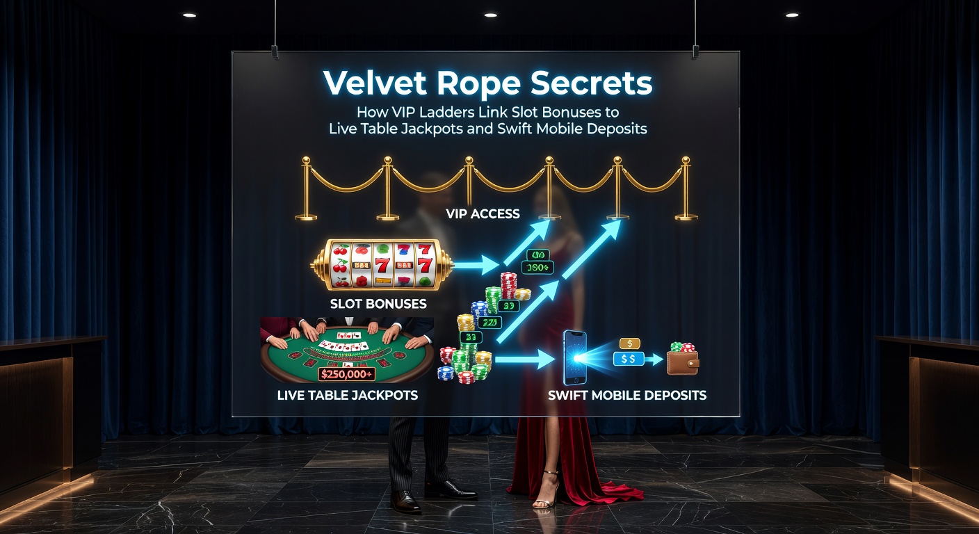 VIP lounge entrance with velvet ropes and glowing slot machines in the background, symbolizing exclusive access to casino perks