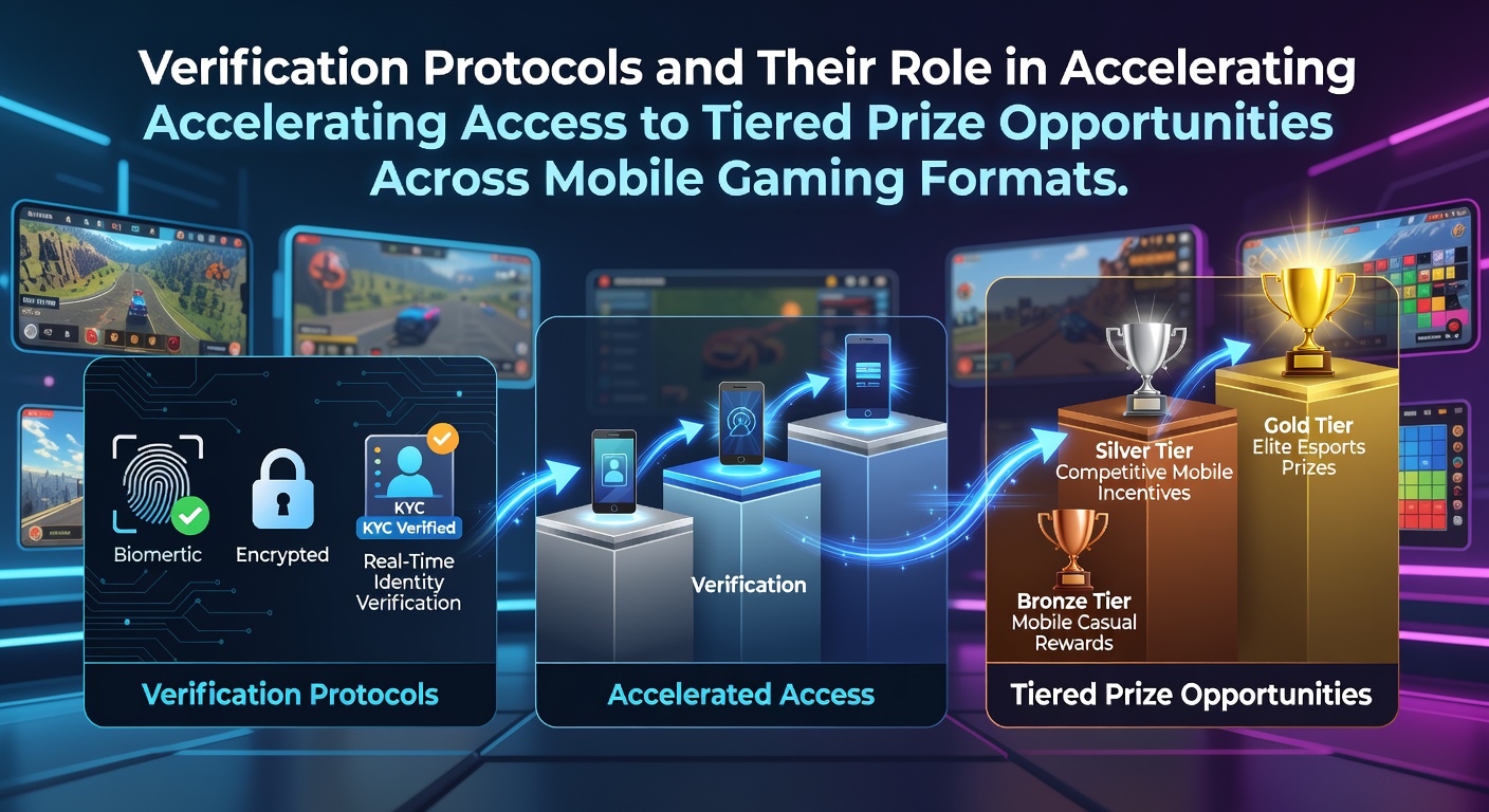 Mobile gaming interface showing secure verification process for tiered rewards